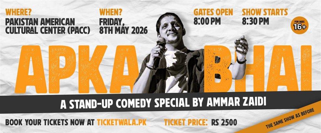 Apka Bhai - A Stand-Up Comedy Special by Ammar Zaidi